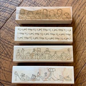 🌼🌲👜👠TWO SETS of Borders ~Nature & Girl